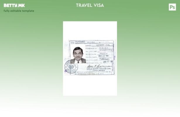 Модерен стил шаблон за патна виза во Ел Салвадор